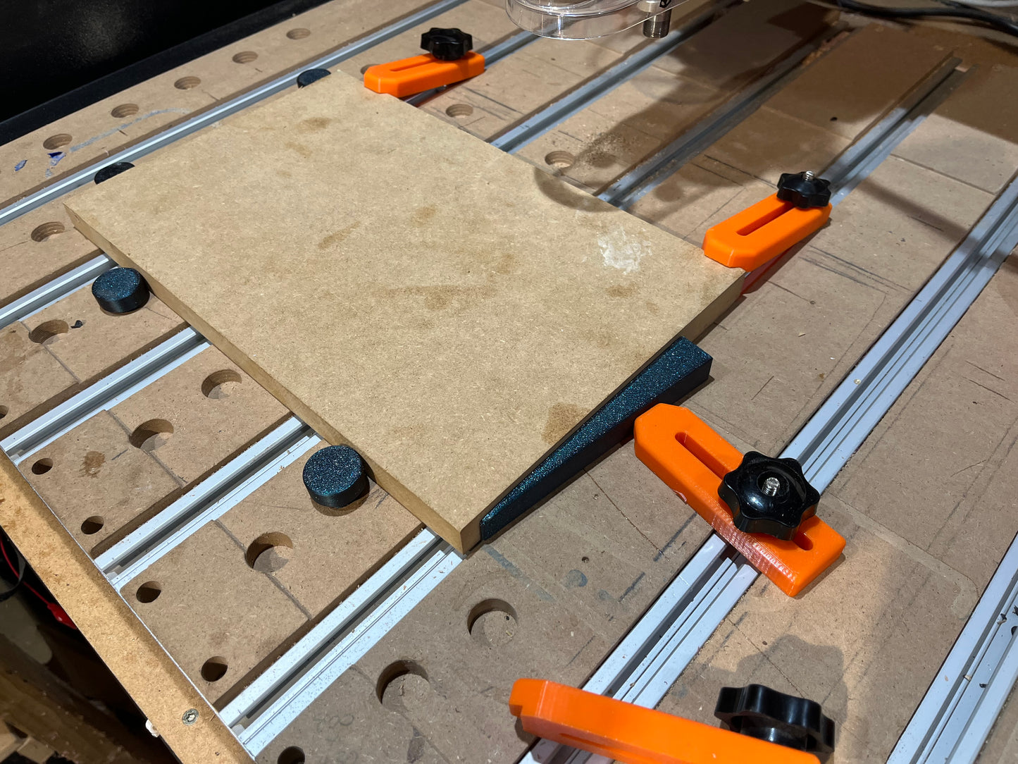 CNC Router Material Clamping Set