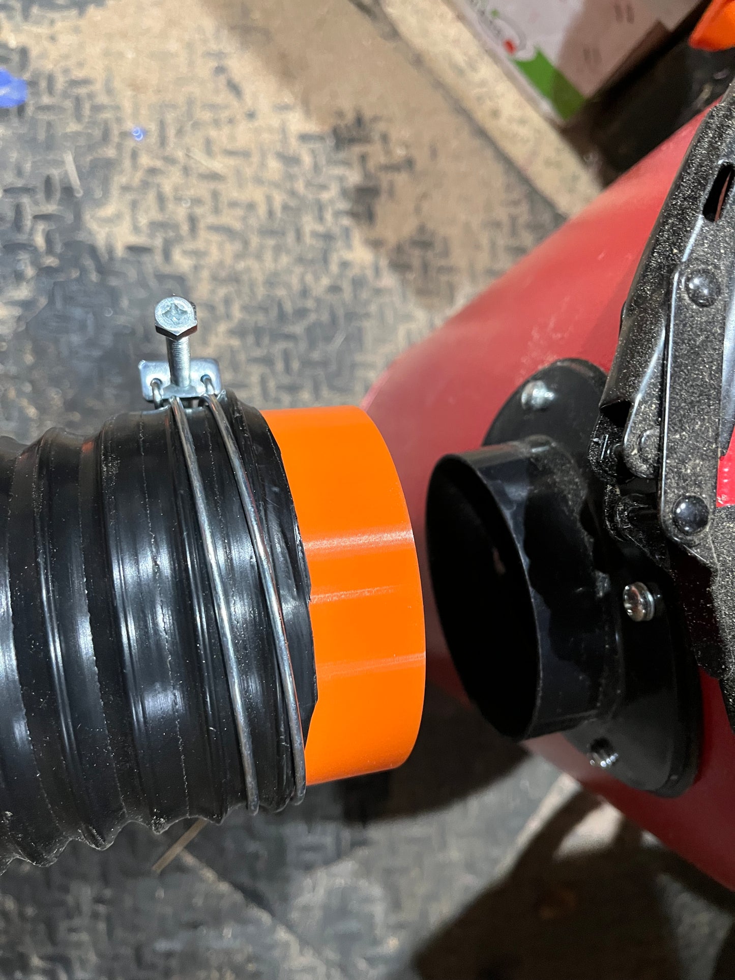 100mm Hose Rings Atteched