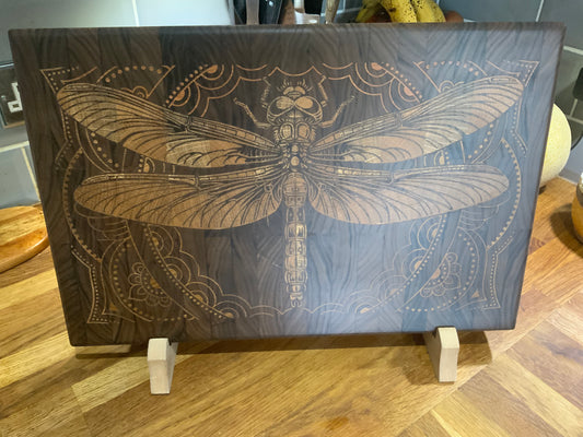 Custom Dagon fly cutting board full
