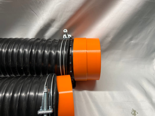 100mm Hose Rings Installed